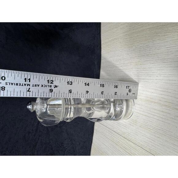Vintage Clear Acrylic Peugeot Pepper Mill Shaker From France - Picture 3 of 3